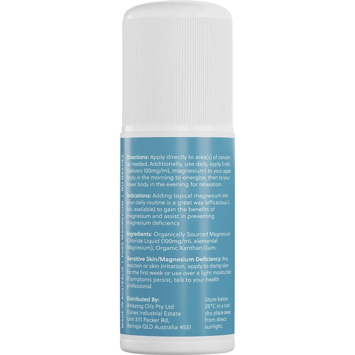 Amazing Oils Magnesium Gel Roll On - 60ml