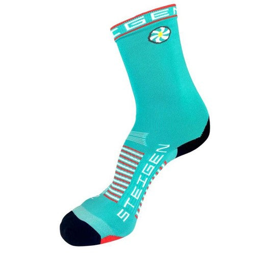 Steigen Socks - 3/4 Length - Aqua Blue