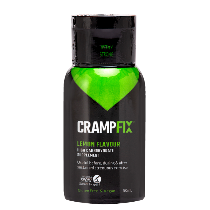 CrampFix 50ml Bottle - Raspberry or Lemon