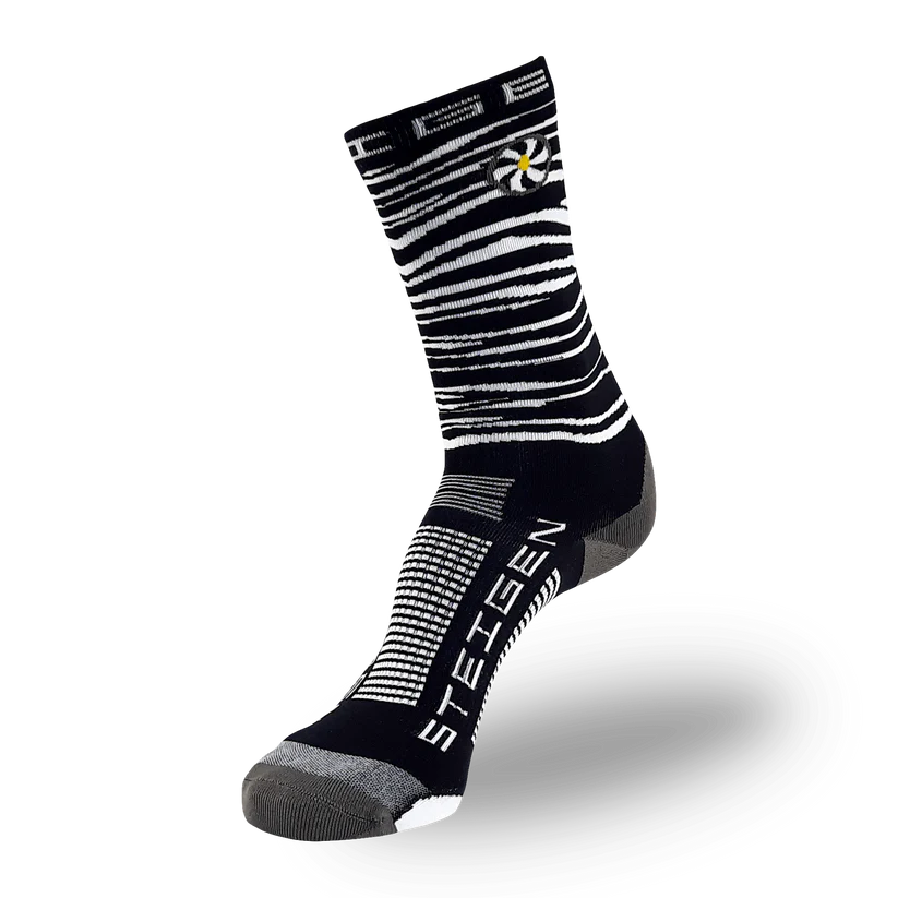 Steigen Socks - 3/4 Length - Zebra