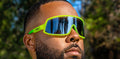 goodr Sunglasses - The Wrap Gs - Nuclear Gnar