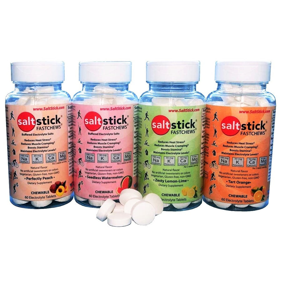 SaltStick Electrolyte Fastchews - 60 Tablet Bottles