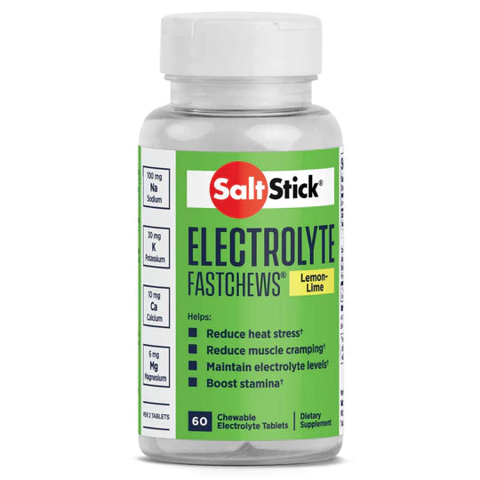 SaltStick Electrolyte Fastchews - 60 Tablet Bottles